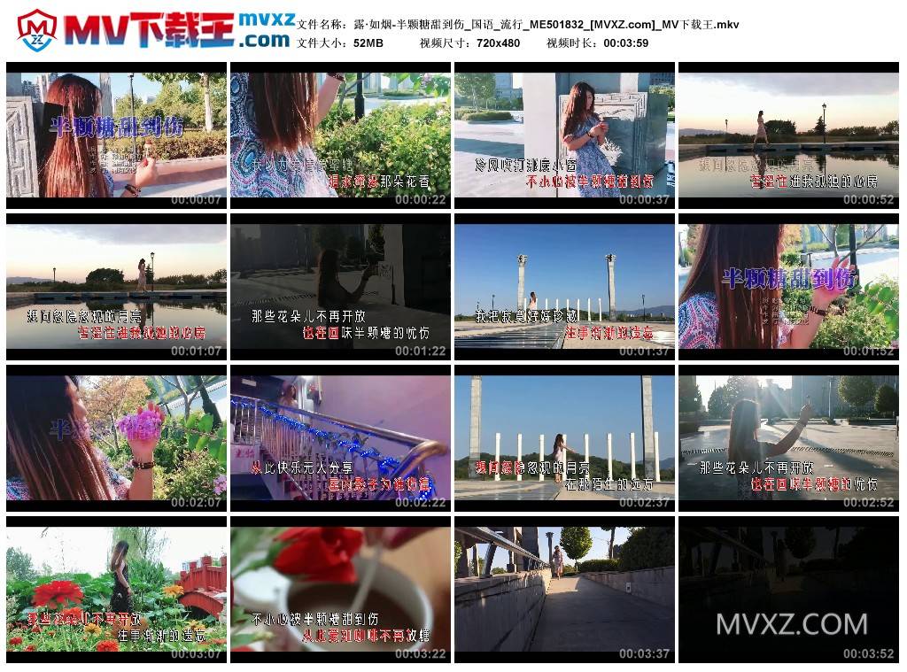 露·如烟-半颗糖甜到伤_国语_流行_ME501832